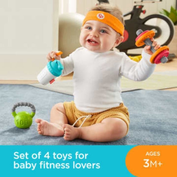Colorful Baby Toy Set with Headband - Picture 4 of 4
